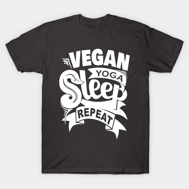 vegan and yoga T-Shirt by osvaldoport76